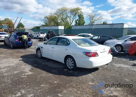 2003 Lexus Es 300 из США, поврежденный, VIN JTHBF30G630147383
